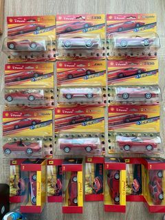 Ferrari red car models hotwheels shell authentic