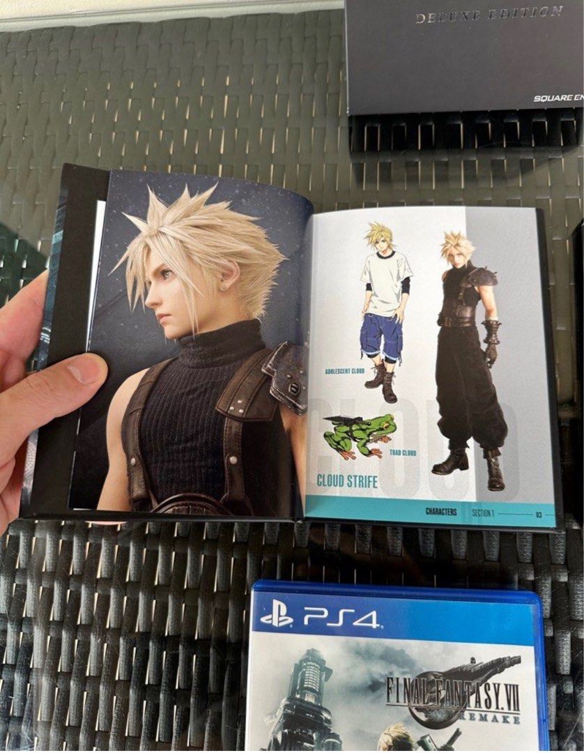 Final Fantasy 7 VII Remake Deluxe Edition + Steelbook + Art book + Game,  Video Gaming, Video Games, PlayStation on Carousell