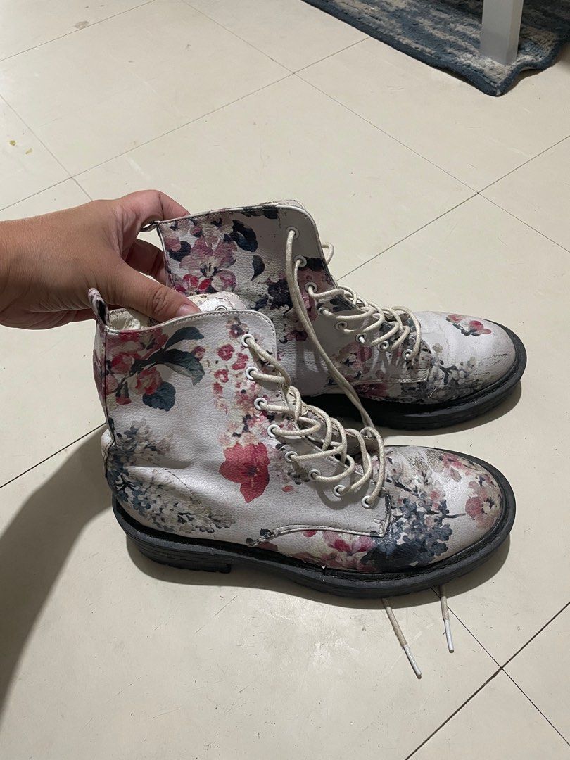 Forever21 Floral Boots