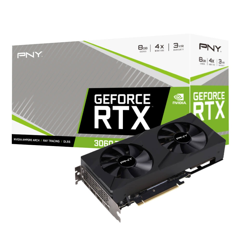 GeForce RTX 3060 Ti 8GB GDDR6X VERTO Dual Fan PNY 全新