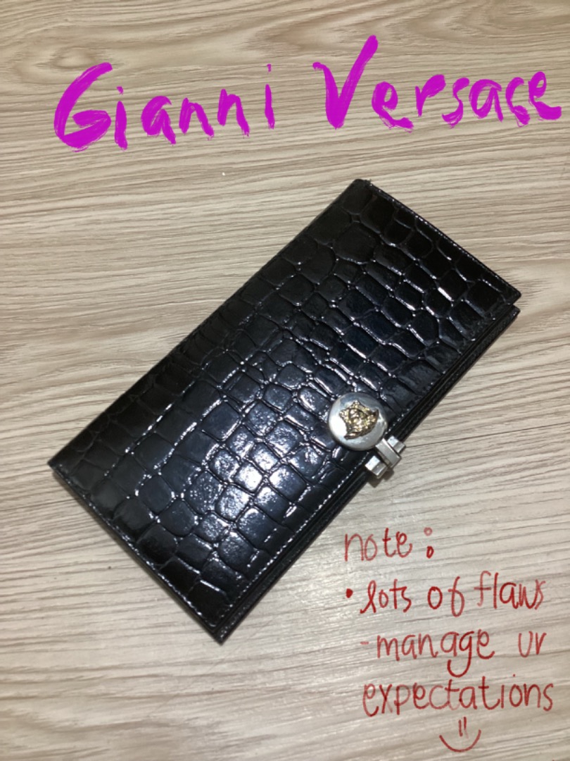 GIANNI VERSACE WALLET, Luxury, Bags & Wallets on Carousell