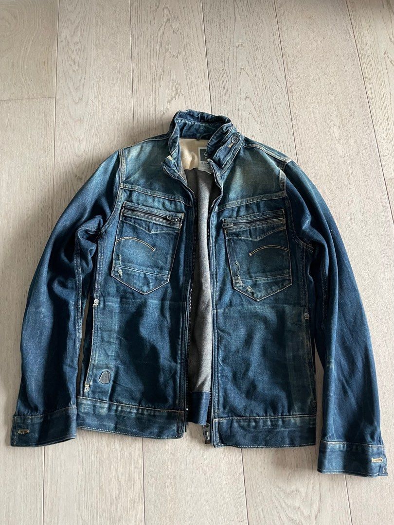 Raw jean jacket store