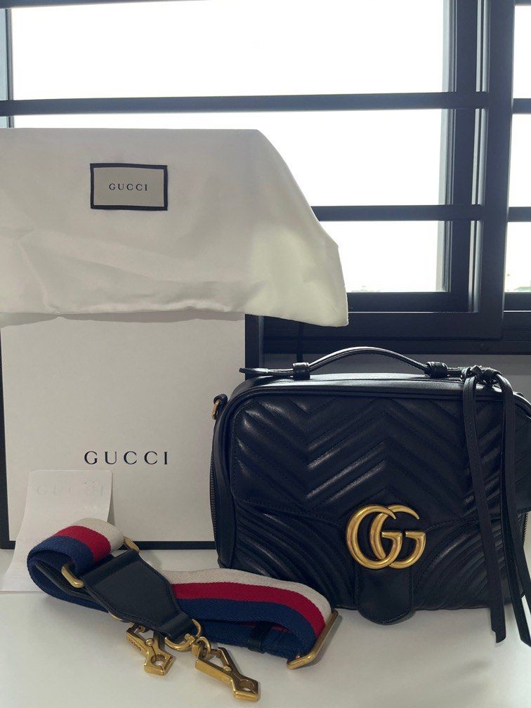 Gucci Marmont Top Handle Bag, Luxury, Bags & Wallets on Carousell