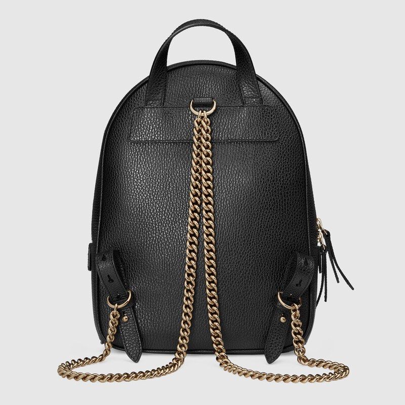 Soho leather chain backpack best sale
