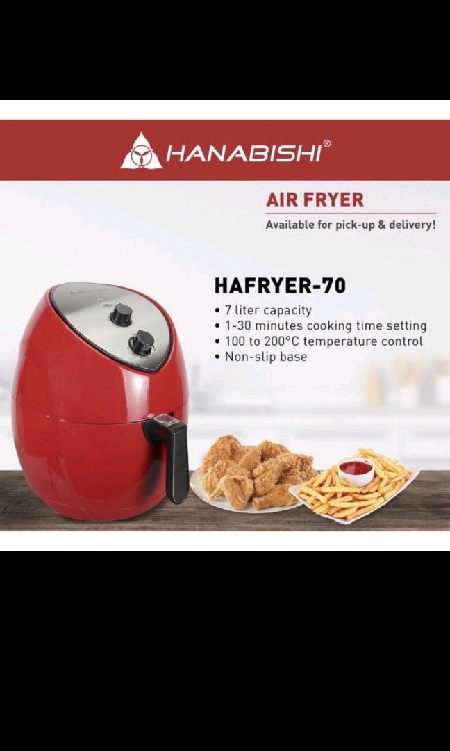 Hanabishi Air Fryer, TV & Home Appliances, Kitchen Appliances, Fryers