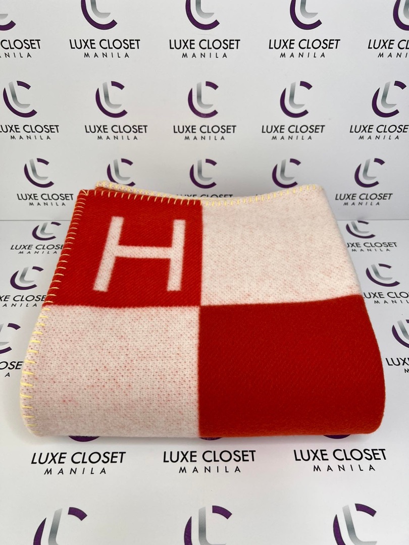 HERMES AVALON BLANKET, Furniture & Home Living, Bedding & Towels on
