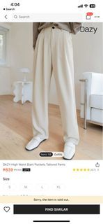 Highwaist Tailored Trouser Pants