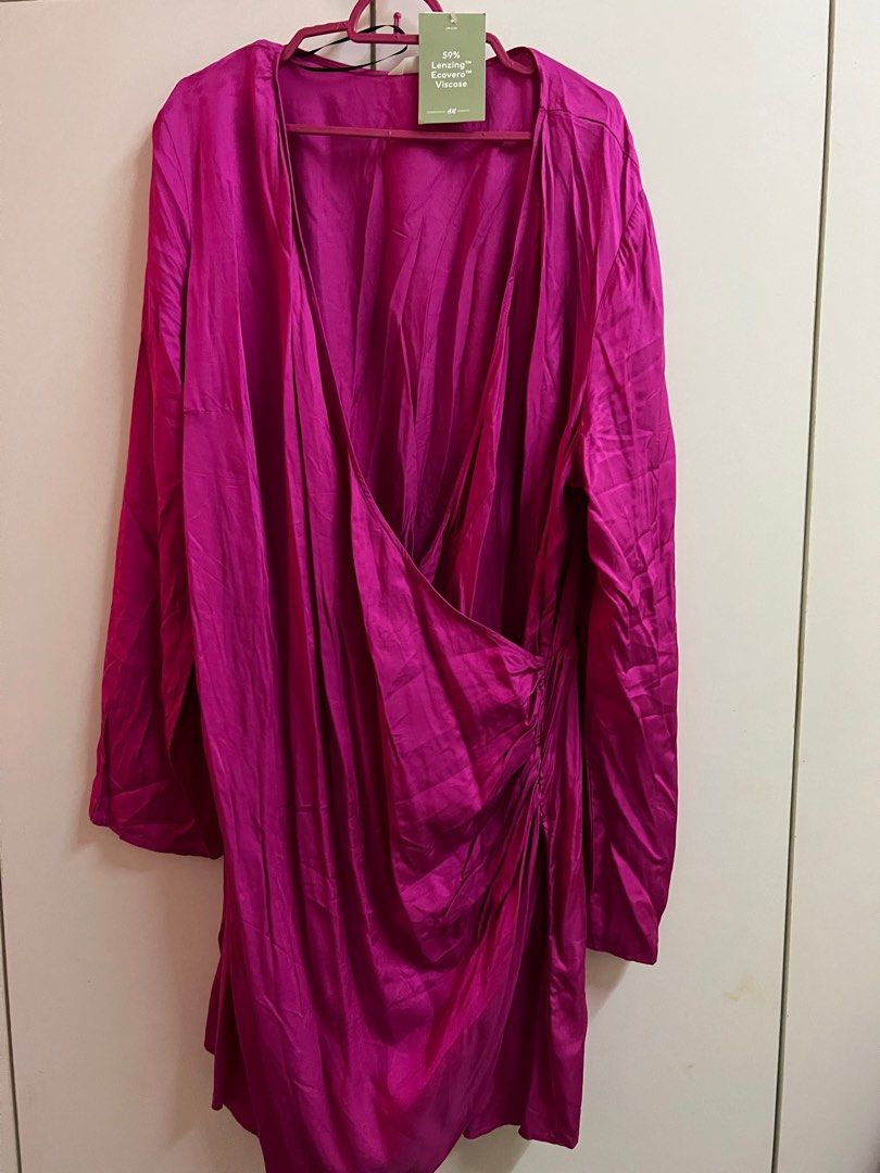 H&m sales fuchsia dress