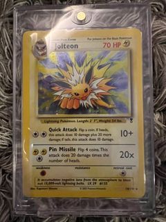 Holo Jolteon 2002 Series Pokemon Card