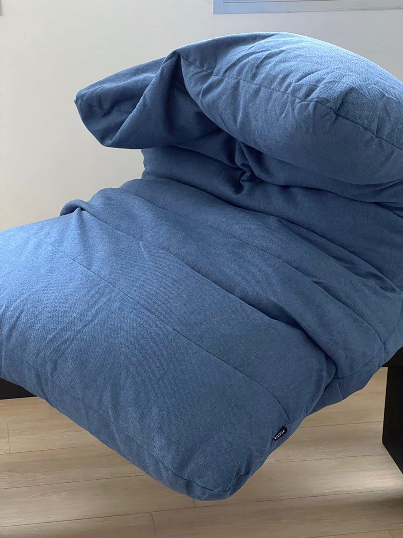 Hooga Bean Bag Moon Boat Navy, Furniture & Home Living, Furniture