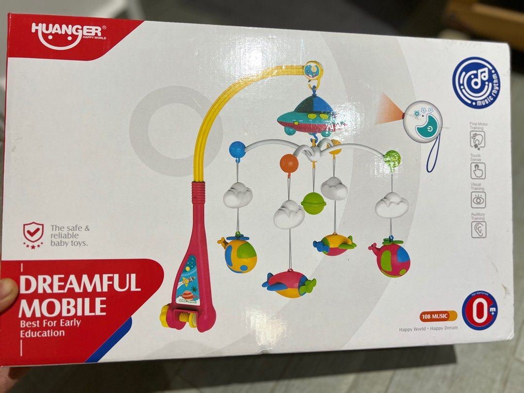 Huanger Cot Musical Mobile, Babies & Kids, Infant Playtime on Carousell