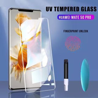 Huawei Mate 50 Pro Tempered Glass UV Nano Liquid Full Screen Protector