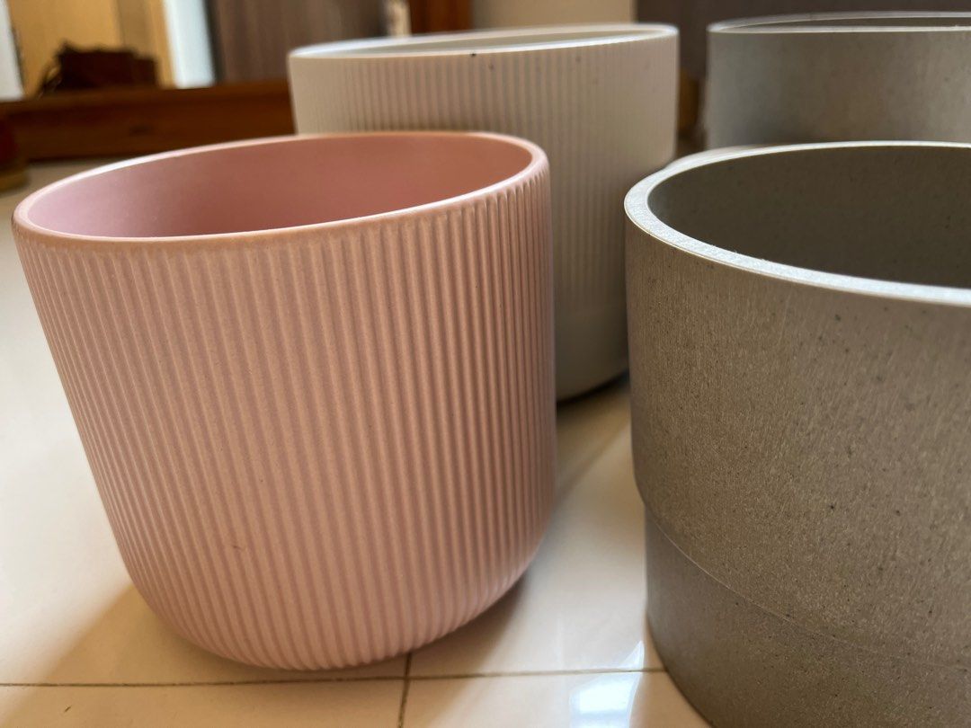 IKEA Plant Pots (Set of 5), Furniture & Home Living, Gardening, Pots