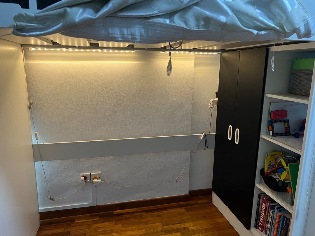 IKEA Stuva/ Smastad loft bed with desk, Furniture & Home Living