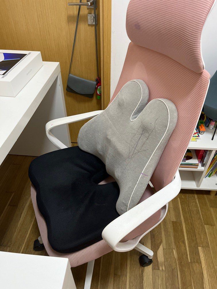 IKEA table and ergo chair (another brand), Furniture & Home Living