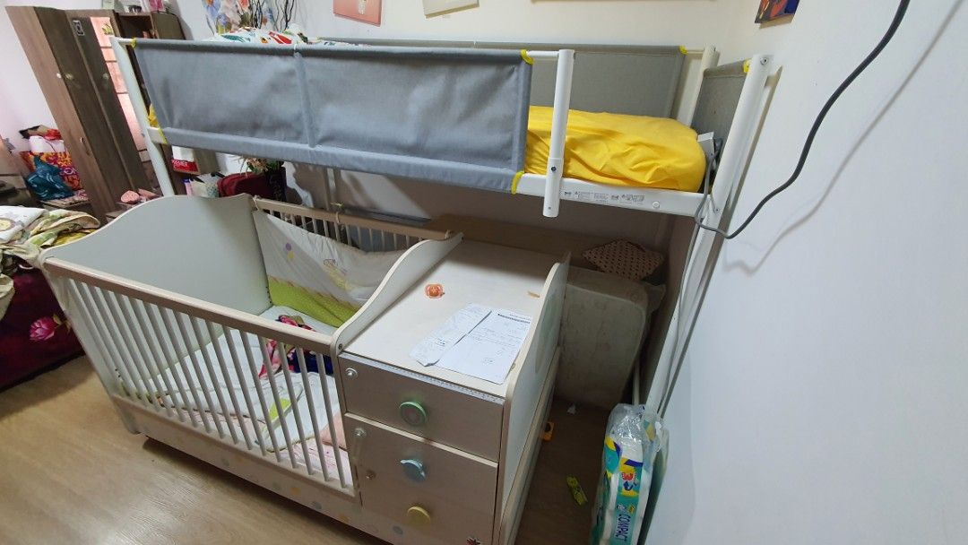 Ikea Vitval Bunk Bed (like new, no mattress), Furniture & Home Living