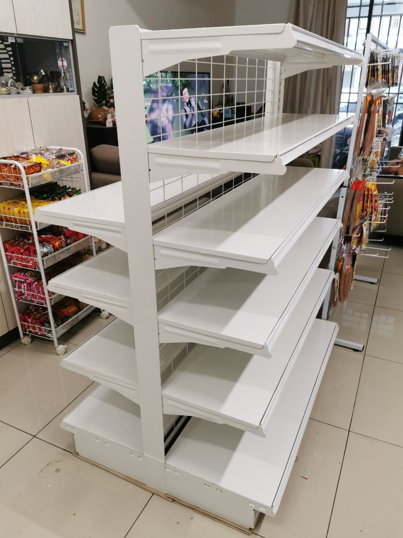 ISLAND GONDOLA Back Netting /Storage Mall Display Rack