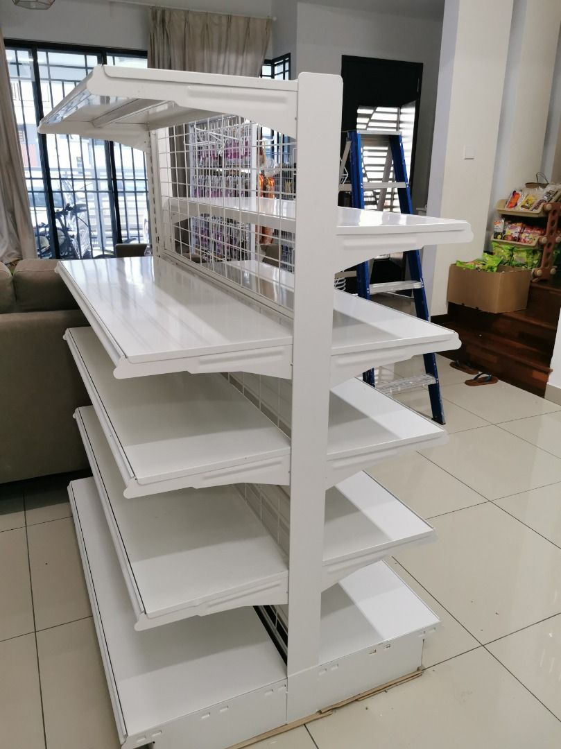 ISLAND GONDOLA Back Netting /Storage Mall Display Rack