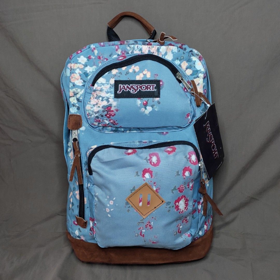 Jansport Austin Backpack Limited Edition Floral Blue Women s
