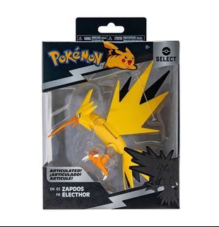  Pokémon 6 Moltres Articulated Battle Figure Toy with Display  Stand - Officially Licensed - Collectible Pokemon Gift for Kids and Adults  - Ages 8+ : Toys & Games