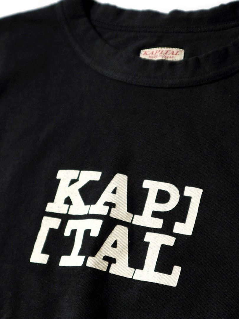 Kapital Tee (Category: Tshirts & Polo Shirts) located in Pontian. Submitted by hilmiarif (Listing ID 1225166300, Image 1). Description: Ready stock! 100% authentic/ original Measurements: 21.5 x 26.5 Tag : Kapital Made in Japan Condition : New Untuk item dan saiz lain boleh pm untuk PRE ORDER Free postage japan denime momotaro flathead samurai selvedge cdg comme des garcons issey miyake supreme kepala kain bape Levi's.