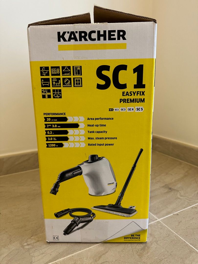 Karcher SC1 Easyfix Premium, 家庭電器, 吸塵機 ＆ 家居清潔電器 - Carousell