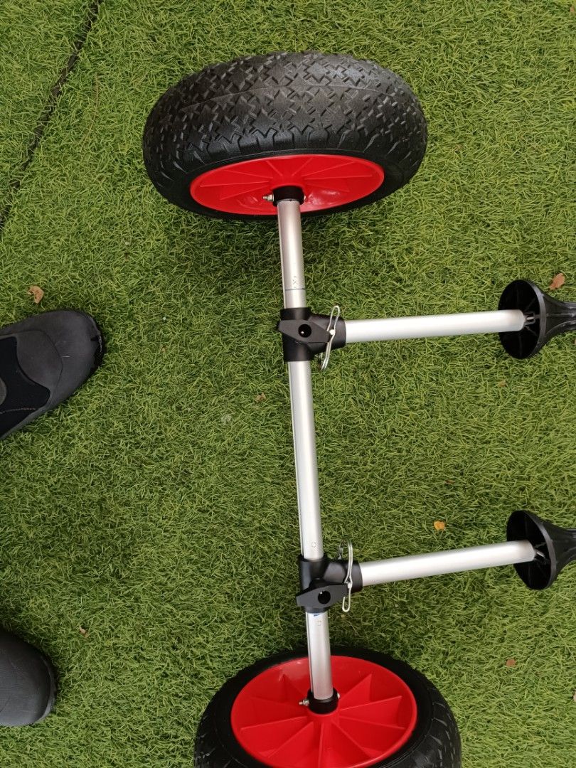 Kayak scupper hole cart, trolley, Sports Equipment, Fishing on Carousell