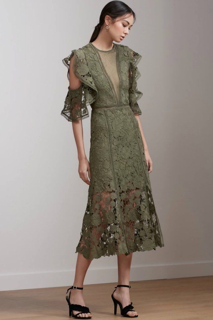 Keepsake The Label Frameless Midi Dress in Red, Women's Fashion