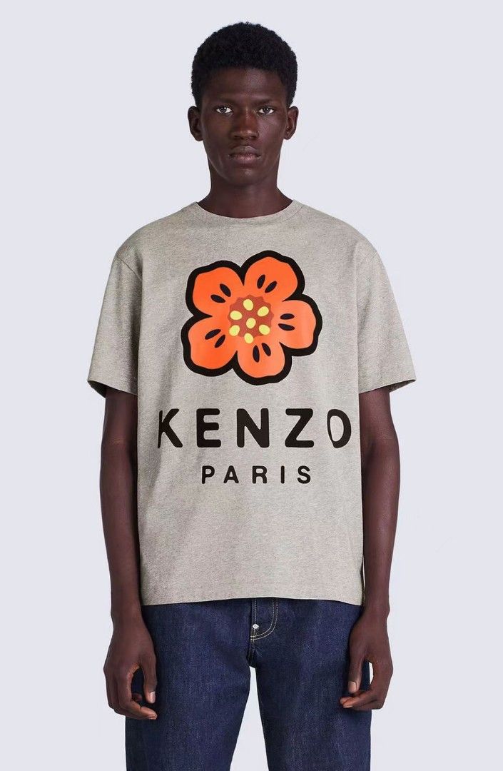 Kenzo SS22 Boke Flower T Shirt 2022 FC65TS4074SO Men s Fashion