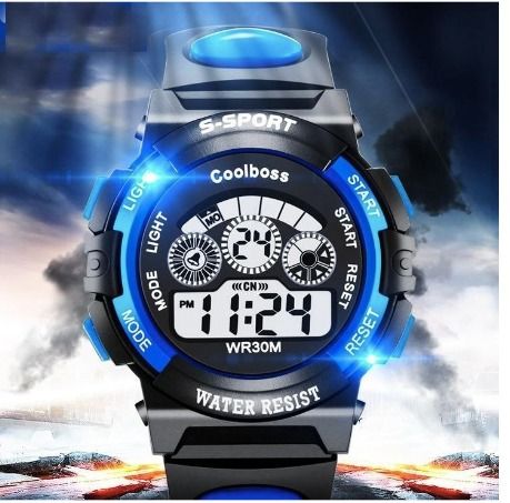 Kids Digital Watches Waterproof Children LED Alarm Date Sports Wrist Watch Casual Boys Watches Child Gift