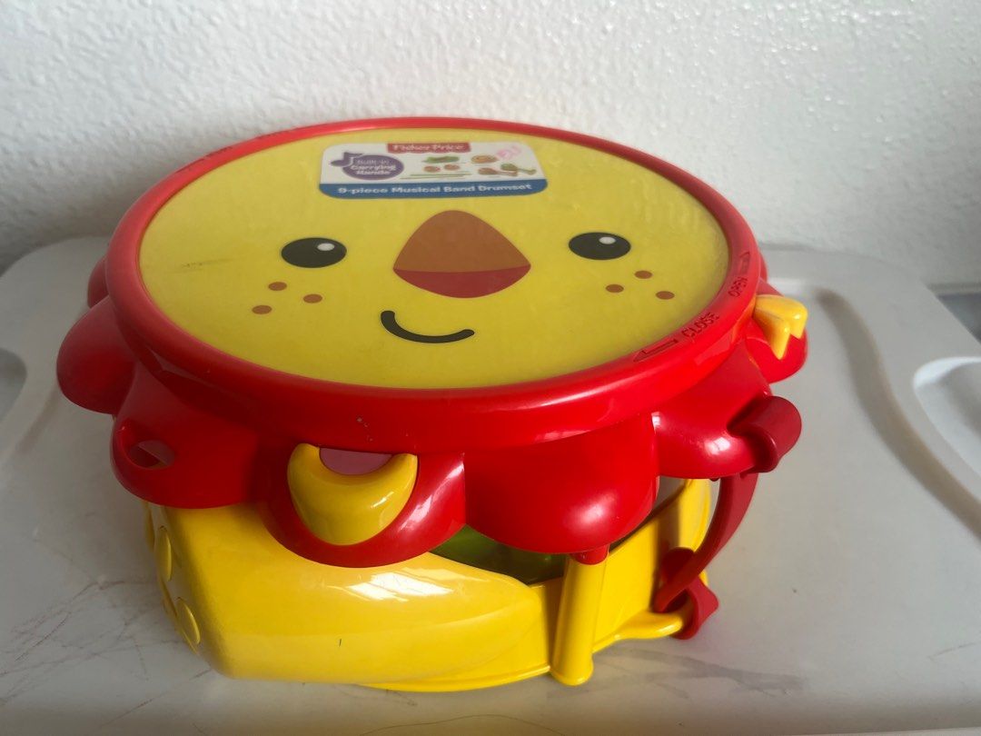 Kids Toys Fisher Price Lion Musical Band Drumset Hobbies Toys
