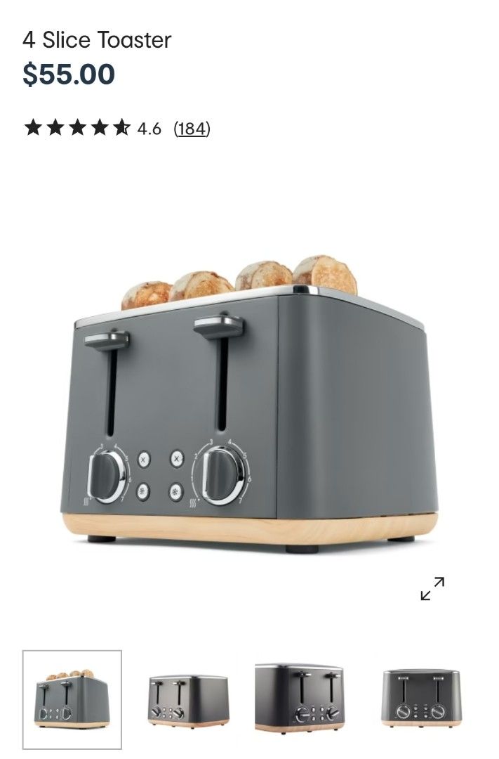 Kmart Anko 4 Slice Bread Toaster Australian product