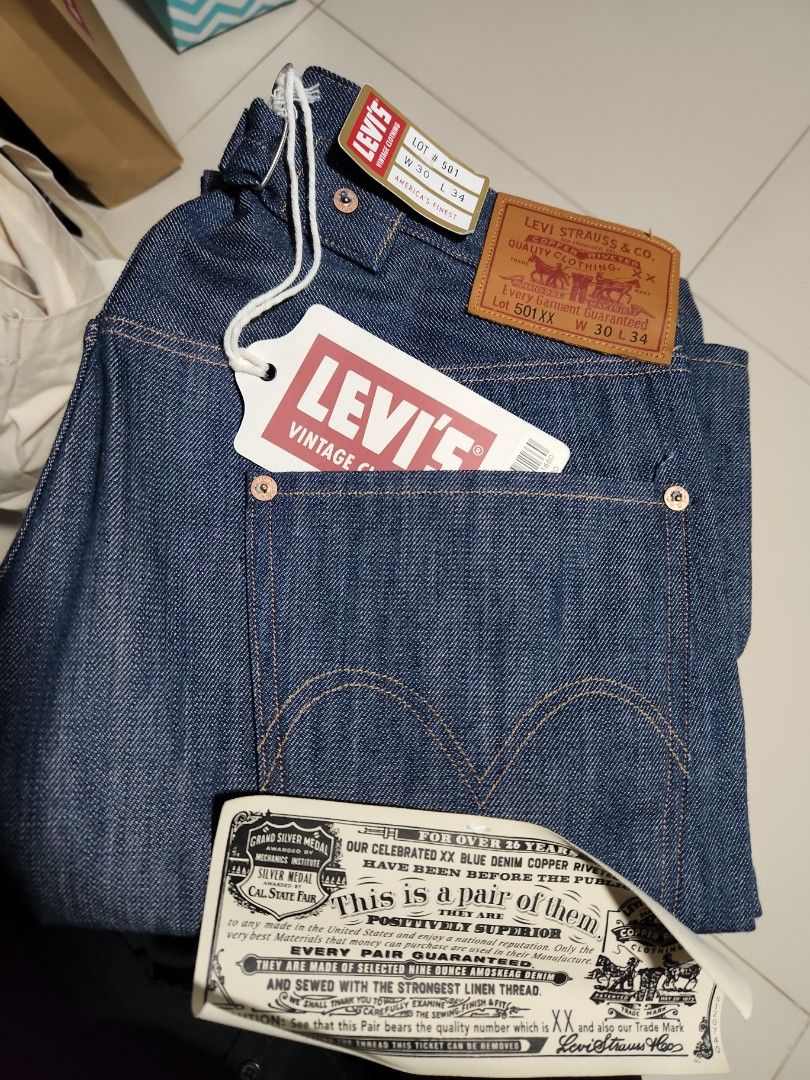 Levis limited edition 1901 Cone Mills White Oak 501, Luxury