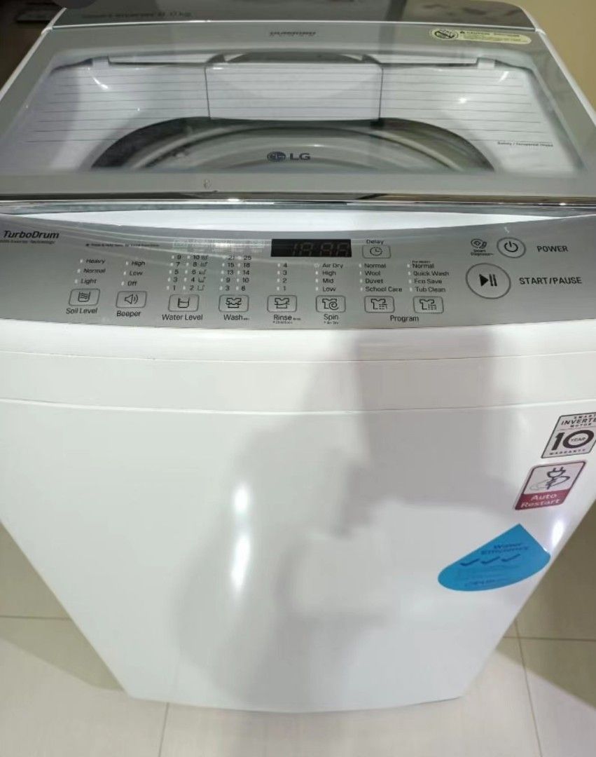 LG 8KG smart inverter Washing Machine, TV & Home Appliances, Washing