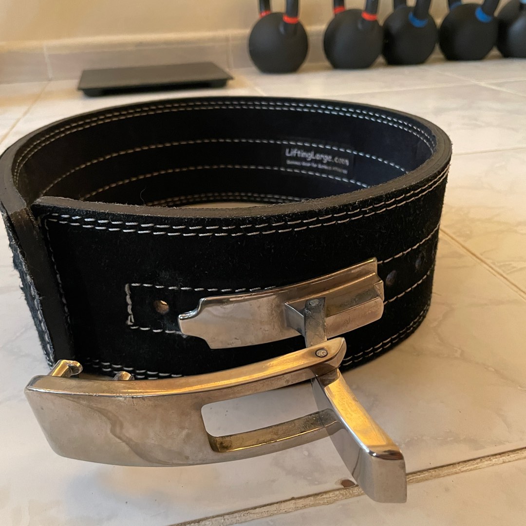 Economy 10mm Black Suede Powerlifting Lever Belt - IPF Approved