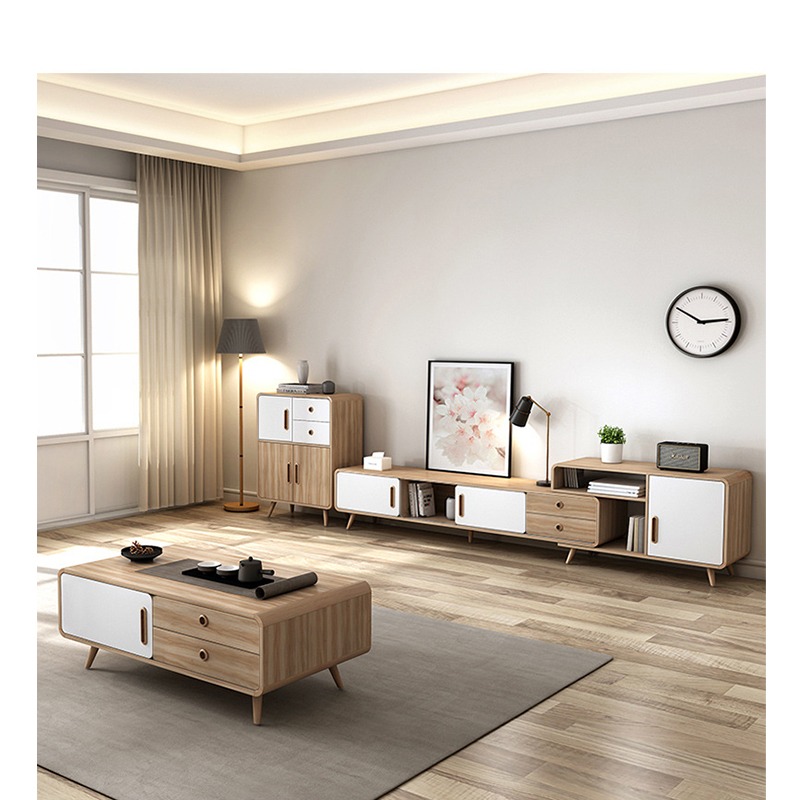 Light wood TV Console TV Cabinet, Furniture & Home Living, Furniture