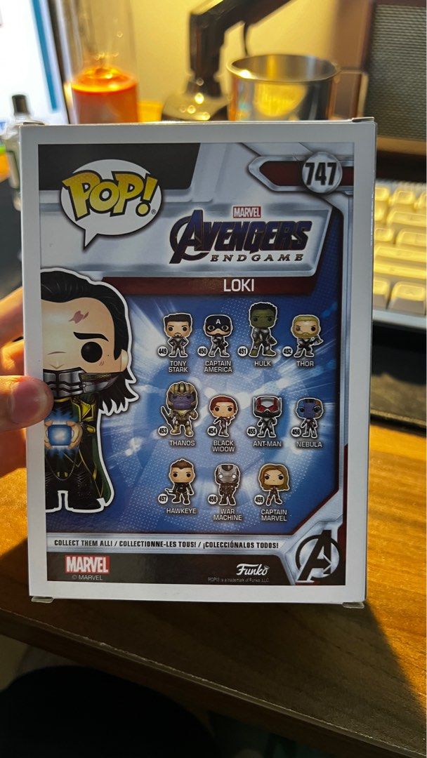 Limited Edition (Glow in the dark) Loki Tesseract 747 Funko Pop