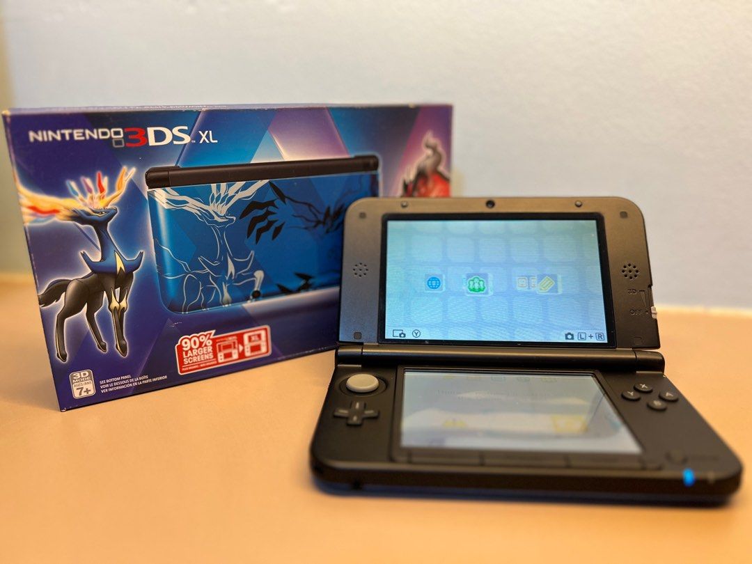 Nintendo 3ds xl outlet xerneas yveltal blue