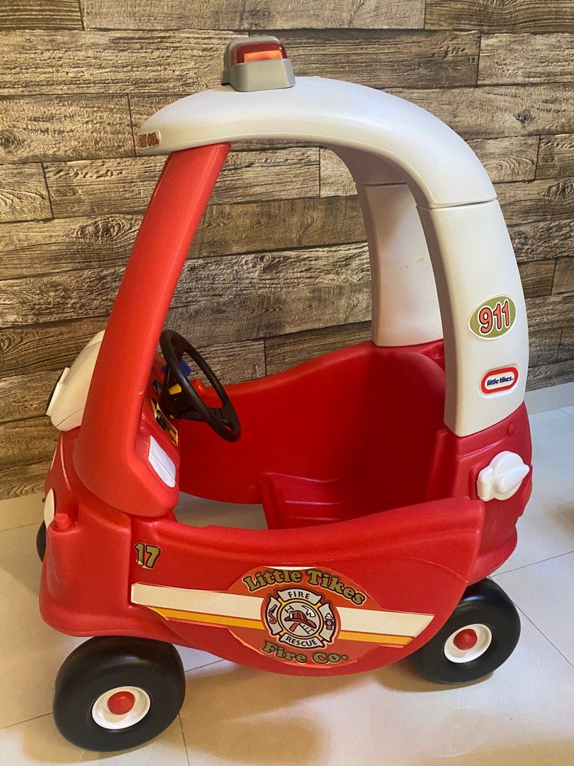 Little tikes cozy top coupe fire truck