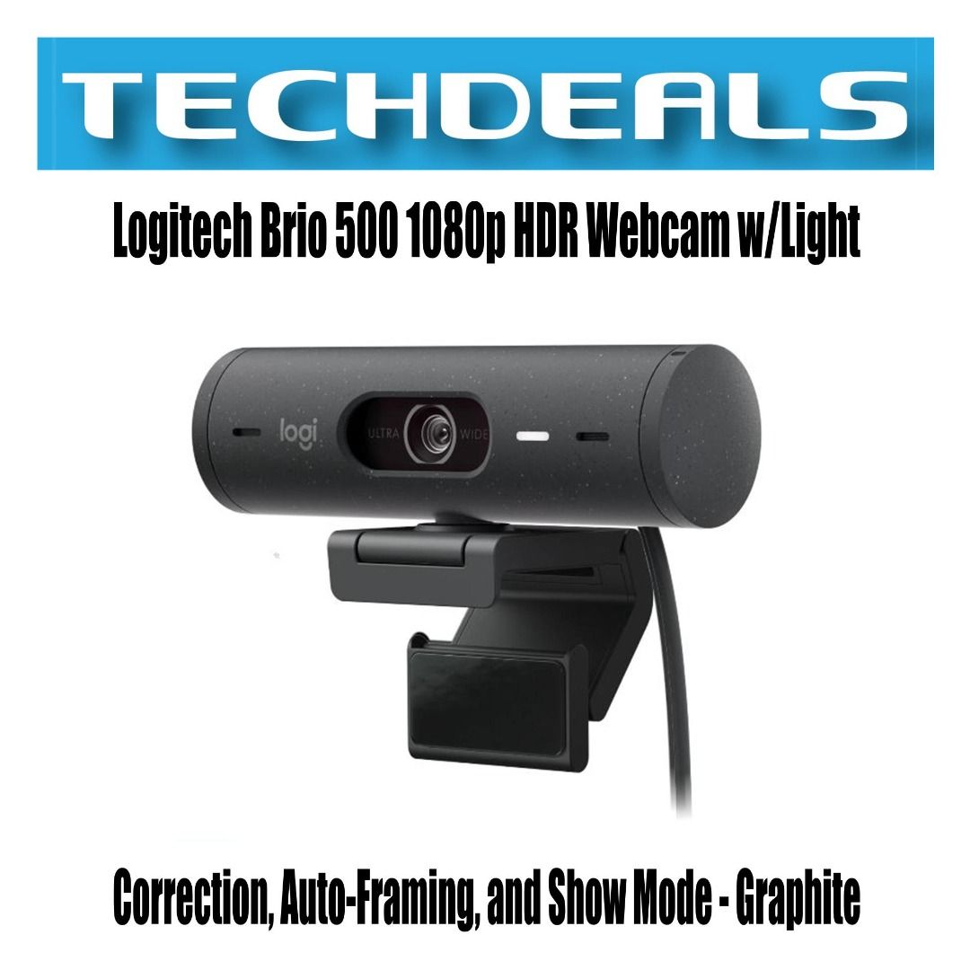 Brio 500 1080p HDR Webcam with Show Mode