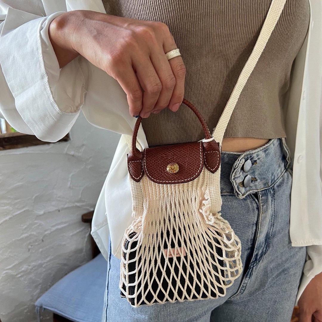 Longchamp net bag best sale