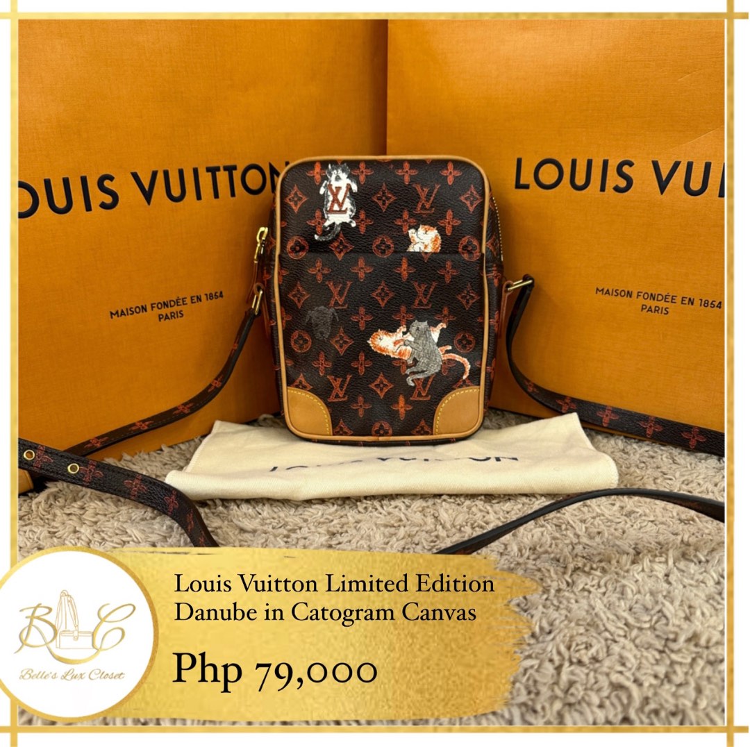 Louis Vuitton Catogram Danube, Luxury, Bags & Wallets on Carousell