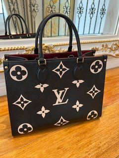 Louis Vuitton Lockme Go Tote in Black Leather (Date code: FL0220), Luxury,  Bags & Wallets on Carousell