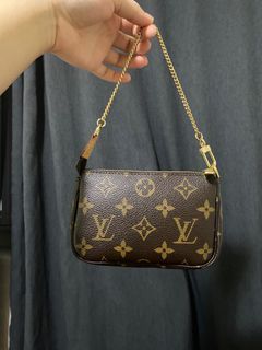 Louis Vuitton (LV) Mini Pochette Delightful bag (cute) (rare) (unique),  Luxury, Bags & Wallets on Carousell