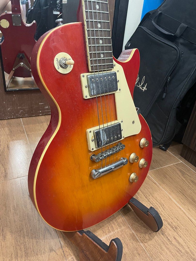 格安HOT美品　入門エレキギター マエストロ ギブソン Les Paul Standard　レスポール スタンダード Gibson USA Gold ゴールドカラー ギブソン