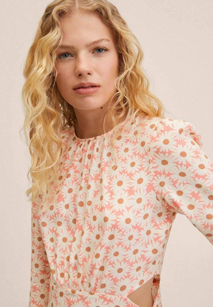 Mango Flowy Dress With Openings, Women's Fashion, Dresses u0026 Sets, Dresses  on Carousell