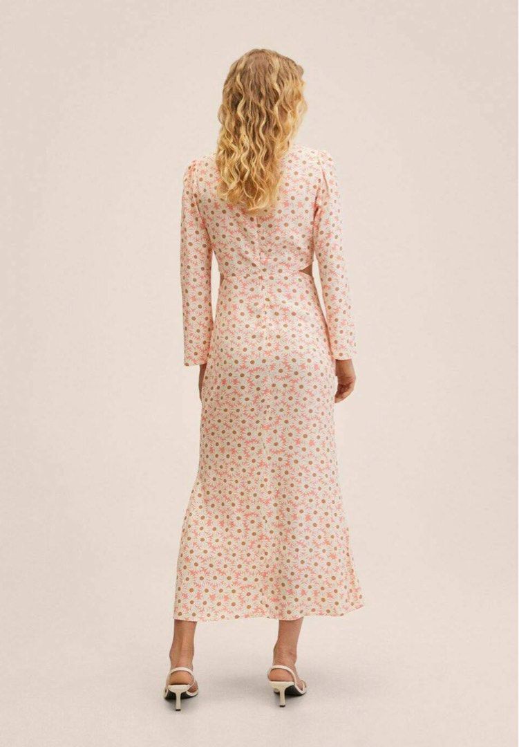 Mango Flowy Dress With Openings, Women's Fashion, Dresses u0026 Sets, Dresses  on Carousell