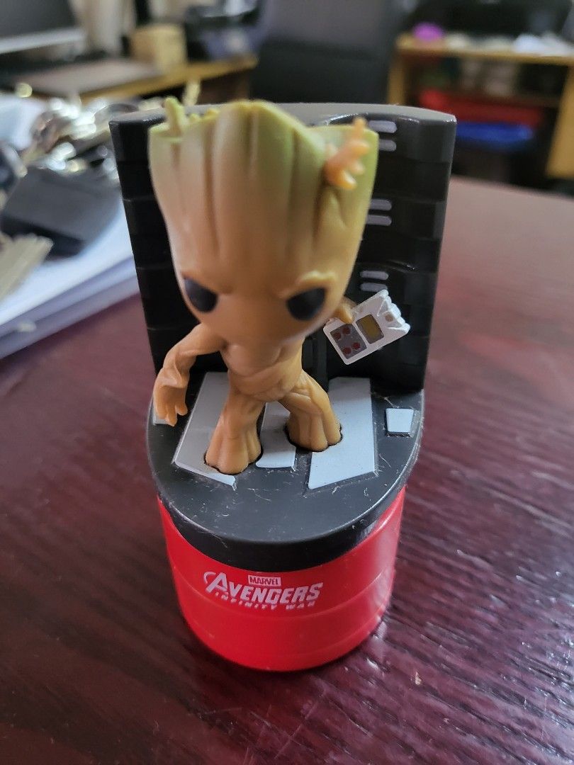 Marvel Avengers: Infinity Wars Groot Figurine Stamp, Hobbies & Toys,  Collectibles & Memorabilia, Fan Merchandise On Carousell