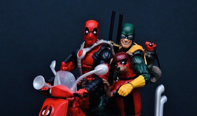 2018 Marvel Legends Ultimate Riders Deadpool Corps 6 Action