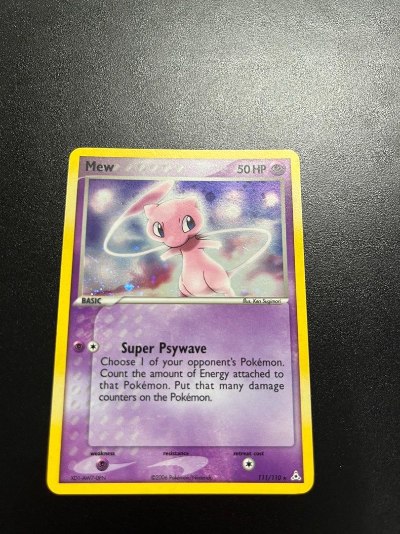 2006 mew pokemon card Graded: Gold Star 101/101 EX Dragon Frontiers (2006) Holo Beckett 6.5 favorite character Goldin | The Global Go-To